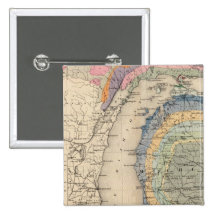 Map of the State of Michigan Button