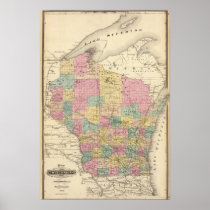 Map of the State of Wisconsin