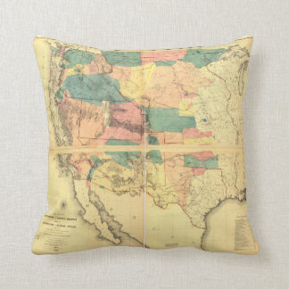 United States Map Pillows - Decorative & Throw Pillows Zazzle