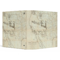 Map Of The Territory Of The United States 3 Ring Binder