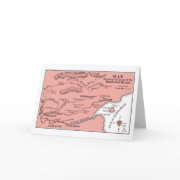 Map of the Truelove River Card card