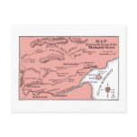 Map of the Truelove River Postcard