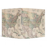 Map of The United States 3 3 Ring Binder