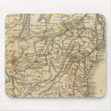 Map Of The United States 3 Mousepad