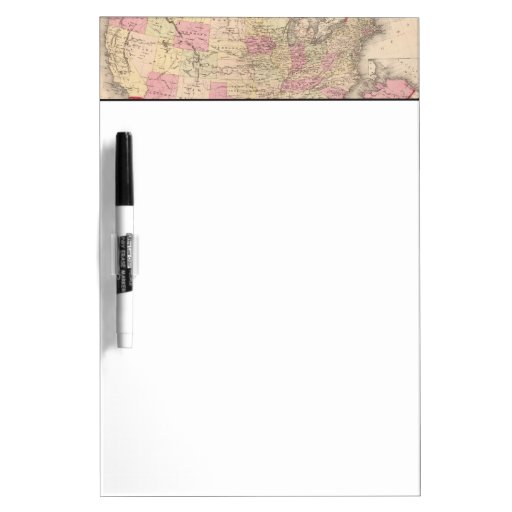 Map of the United States 5 Dry Erase Whiteboard