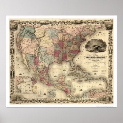 United States Map In 1850