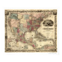 Map of the United States by Colton 1850 posters by lc_maps Map of the United States by Colton 1850 posters