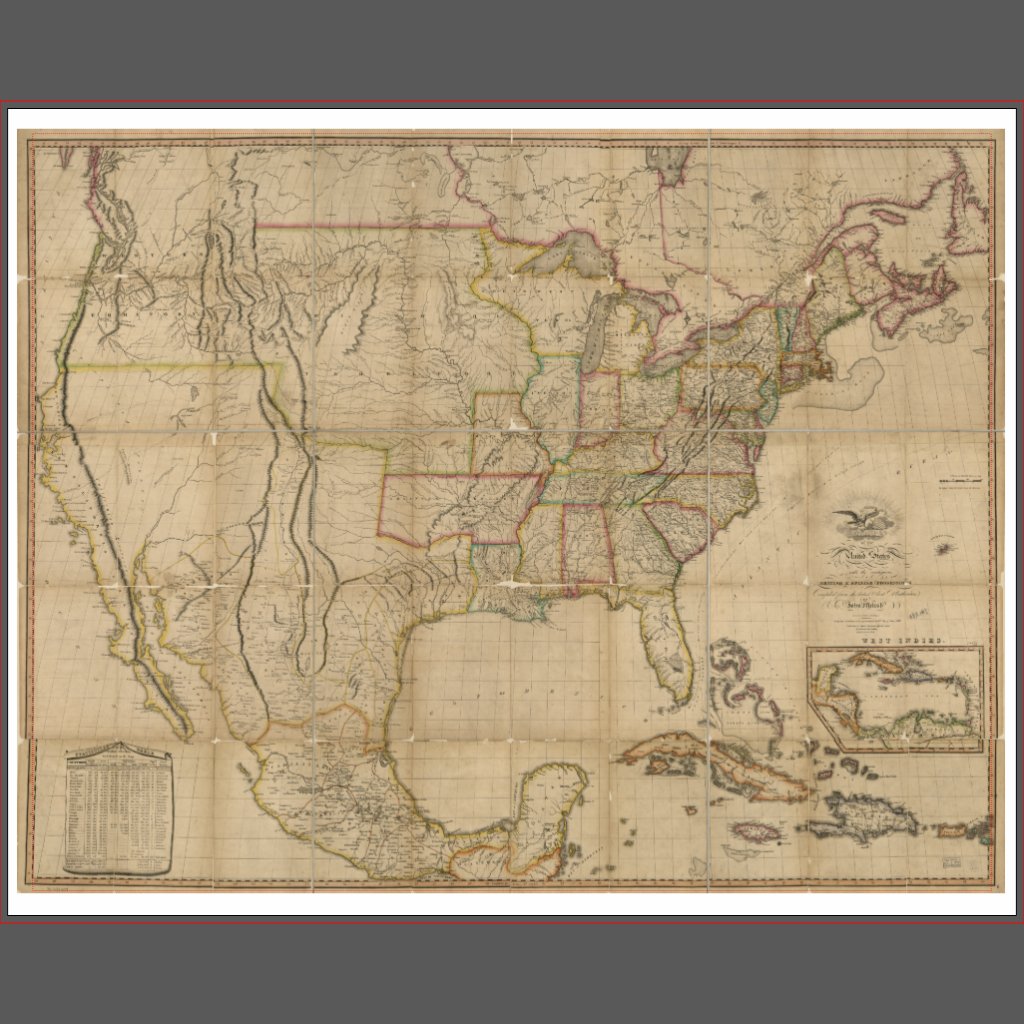 Map United States Of America 1823 Map United States Of America 1823