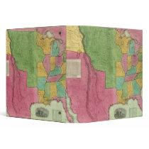 Map Of The United States Of America 1833 3 Ring Binder