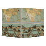 Map of the United States of America 2 3 Ring Binders
