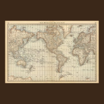 Map of the World 2 posters