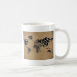 map of the world mugs