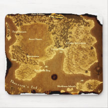 Map of Theorrey Mousepad