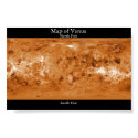 Map of Venus posters