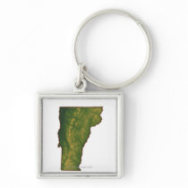 Map of Vermont Keychains