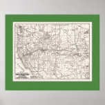 Map of W. States &Trans Pacific RR,1867- Gr Mat posters