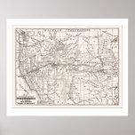 Map of W. States &Trans Pacific RR,1867- White Print