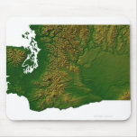 Map of Washington 3 Mousepad