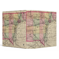 Map of Wayne County, Michigan Vinyl Binders