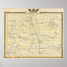 Map of Wayne County Print