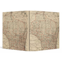 Map of Wisconsin showing senatorial districts Binders