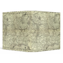 Map Ohio and Mississippi Railway 3 Ring Binders