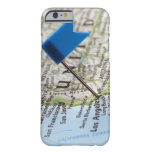 Map pin placed on Los Angeles, California on Barely There iPhone 6 Case