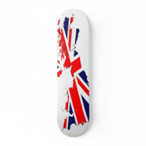 Map UK  Flag Skate Board skateboards