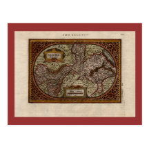 Mapa 1631: Geldria Ducatus de Mercator-Hondius Postales