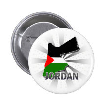 Mapa 2,0 de la bandera de Jordania Pins