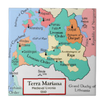 Mapa circa 1260 teja