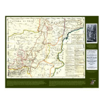 Mapa de la Ruta de Don Quijote posters