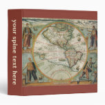Mapa de Viejo Mundo antiguo de las Américas, 1597