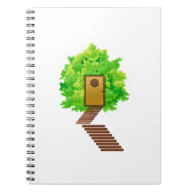 maple bush door stairs ecology image.png spiral notebook
