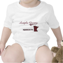 Maple Grove Minnesota City Classic Baby Bodysuit