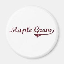 Maple Grove Minnesota Classic Design Refrigerator Magnets