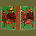 Maple Leaf and Sunflowers Binder binders