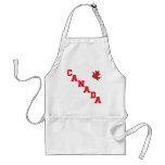 Maple Leaf Canada Apron