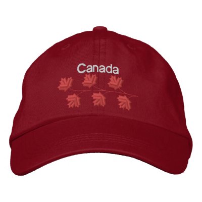 Maple Leaf Canada Embroidered Hat by CanadianGear