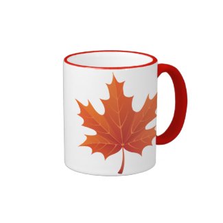 Maple Leaf Coffee Mugs