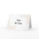 Maple Leaf Edge Wedding Save the Date Announcement Greeting Card