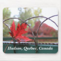 Maple Leaf, Hudson, Québec, Canada mousepads