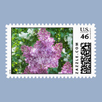 Maple Leaf Lilacs postage