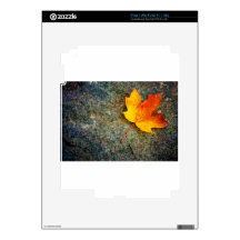 Maple Leaf on Rock Decals For The iPad 2