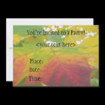 Maple Leaf Party Invitation