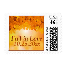 Maple Leaves Autumn Splendor Fall in Love Postage stamps