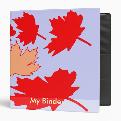 Maple Leaves Canada Binder