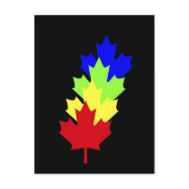 Maple Leaves - Canada Post Card
