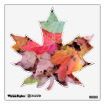 Maple leaves decal wall decals