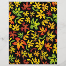 maple leaves full color flyer